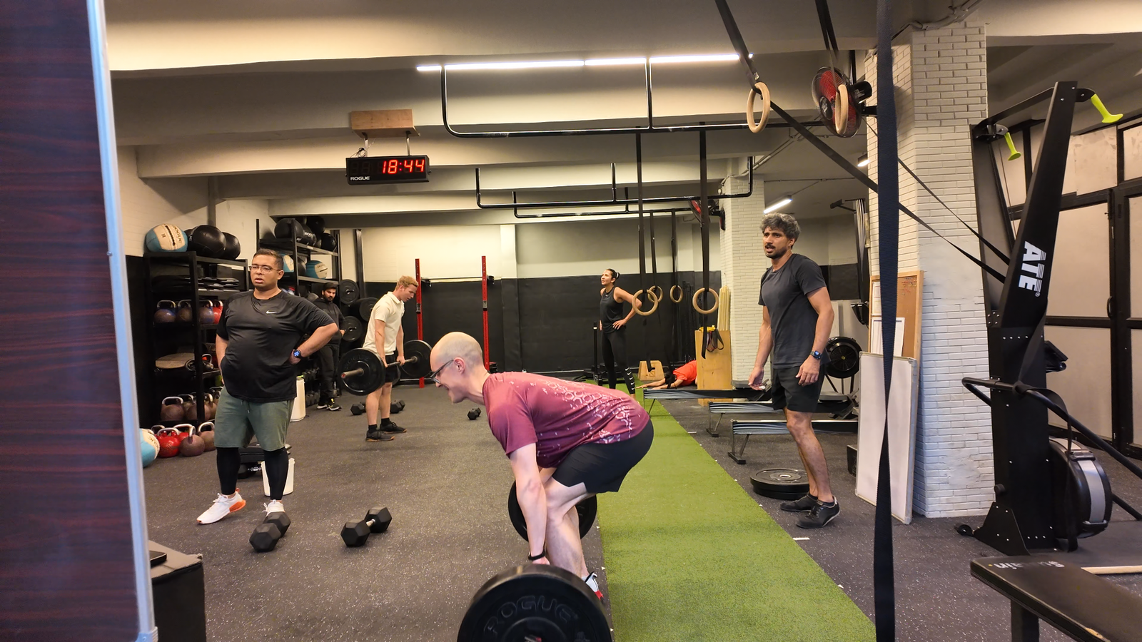 Wide view of the training floor at The Boxx, South Extension